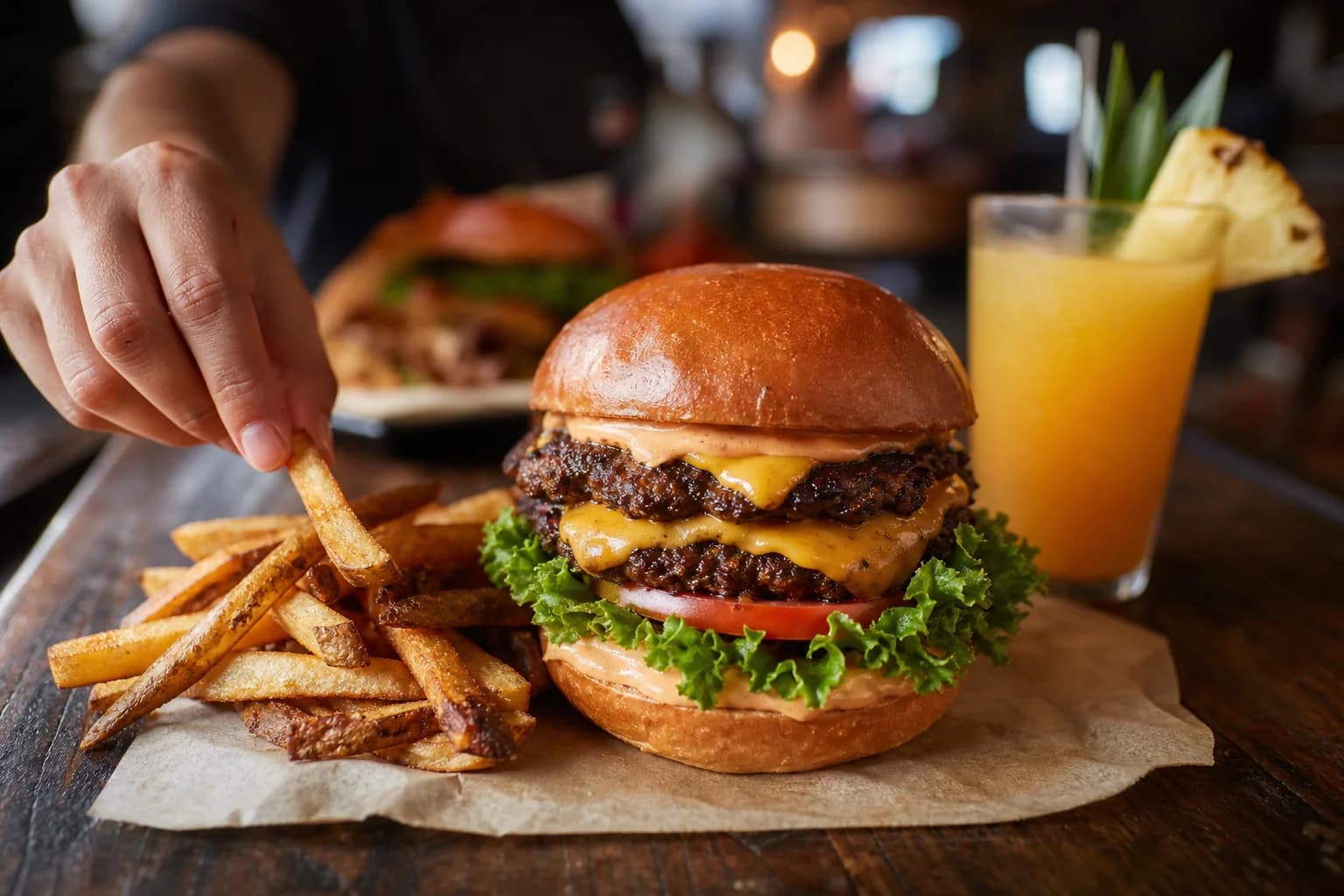 Hamburguesas disponible para pedir en RiberYa!
